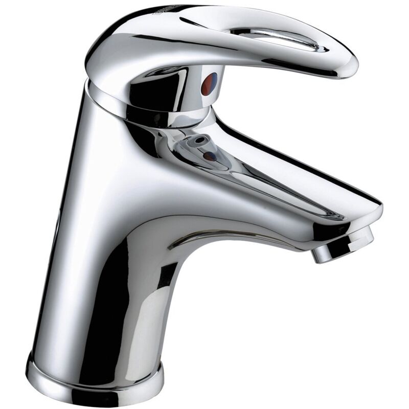 Bristan Java Basin Mixer Tap with EcoClick & Clicker Waste Chrome