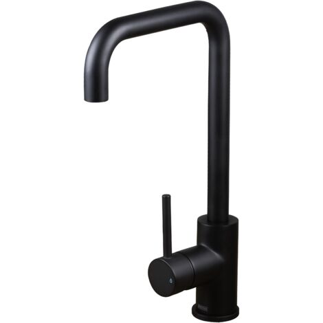 Bristan Lemon Easyfit Kitchen Sink Mixer Tap with Easy Fit Base - Matt Black