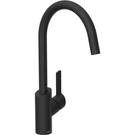 Bristan Maple Black EasyFit Kitchen Sink Mixer Tap + Easy Fit Base
