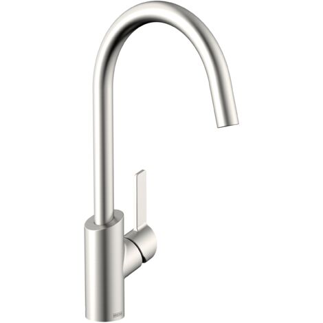 Bristan Maple Stainless Steel EasyFit Kitchen Sink Mixer Tap + Easy Fit Base