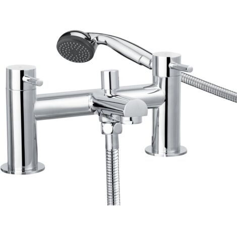 Bristan Mios Bath Shower Mixer Tap Pillar Mounted - Chrome