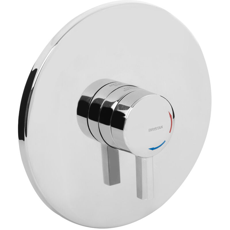 Opac Thermostatic Concealed Mini Shower Valve with Lever Handle - Chrome - Bristan