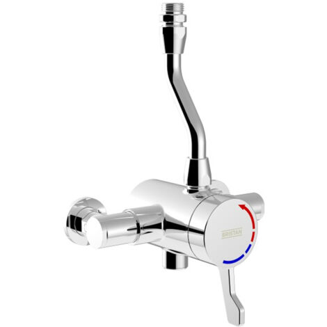 Bristan Opac Thermostatic Exposed Shower Valve - Chrome