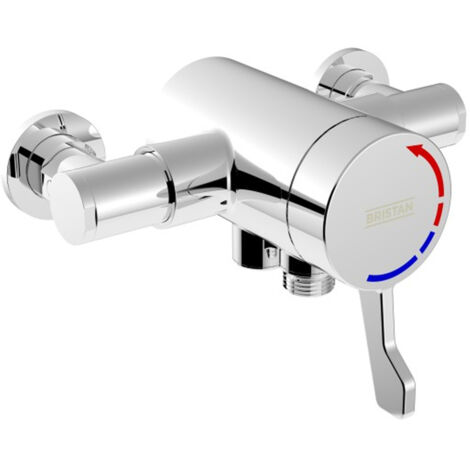 Bristan Opac Thermostatic Exposed Shower Valve Lever Handle - Chrome