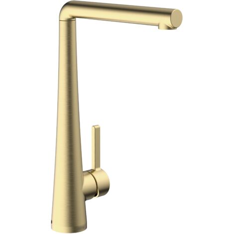 Bristan Pine Brushed Brass EasyFit Kitchen Sink Mixer Tap + Easy Fit Base