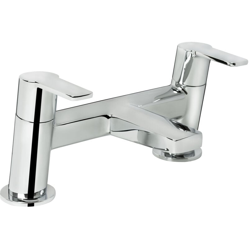 Pisa Bath Filler Tap Pillar Mounted - Chrome - Bristan