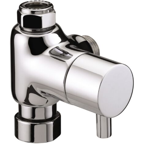 Bristan PM SDIV C Prism Contemporary In Line Divertor (2 Outlets) Chrome Plated