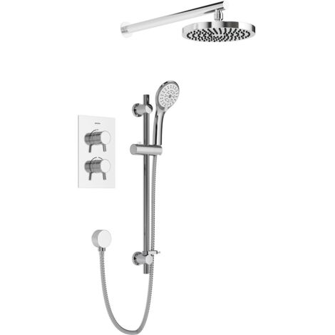 Bristan Prism Chrome Complete Shower Pack 2 - PRISM-SHWR-PK2