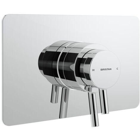 Bristan Prism Concealed Concentric Chrome Valve Shower Mixer PM2 CSHCVO C