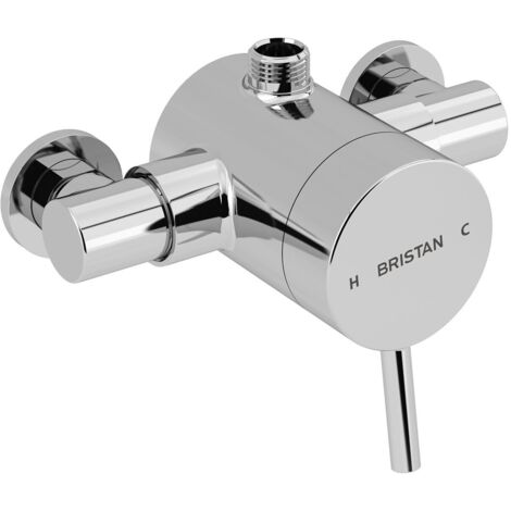 Bristan Prism Exp Seq Top Valve Chrome Shower Mixer PM2 SQSHXTVO C