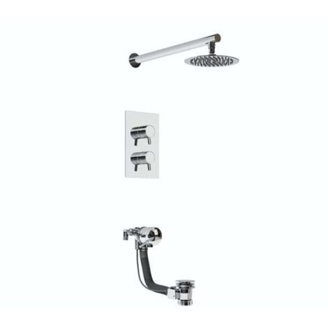 Bristan PRISM SHWR PK Complete Prism Recessed Dual Control Shower Pack