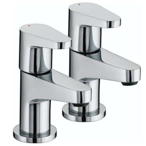 Bristan Quest Basin Taps - Chrome Plated