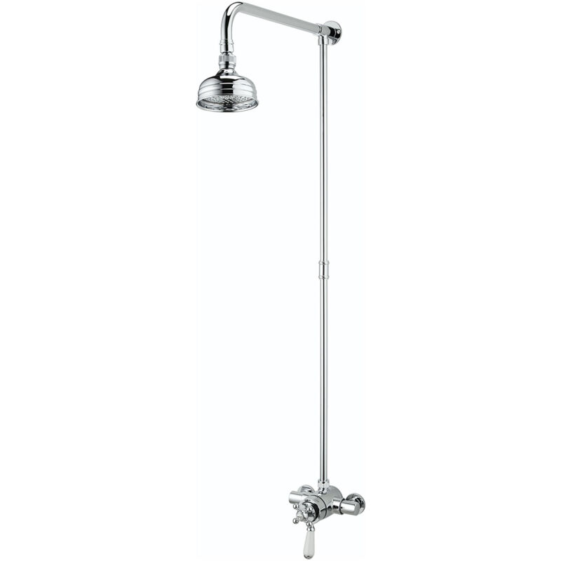 Regency Dual Exposed Mixer Shower with Shower Kit and Fixed Head - Bristan