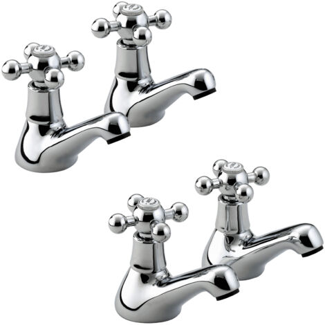 Bristan Regency Basin Taps and Bath Taps - Chrome
