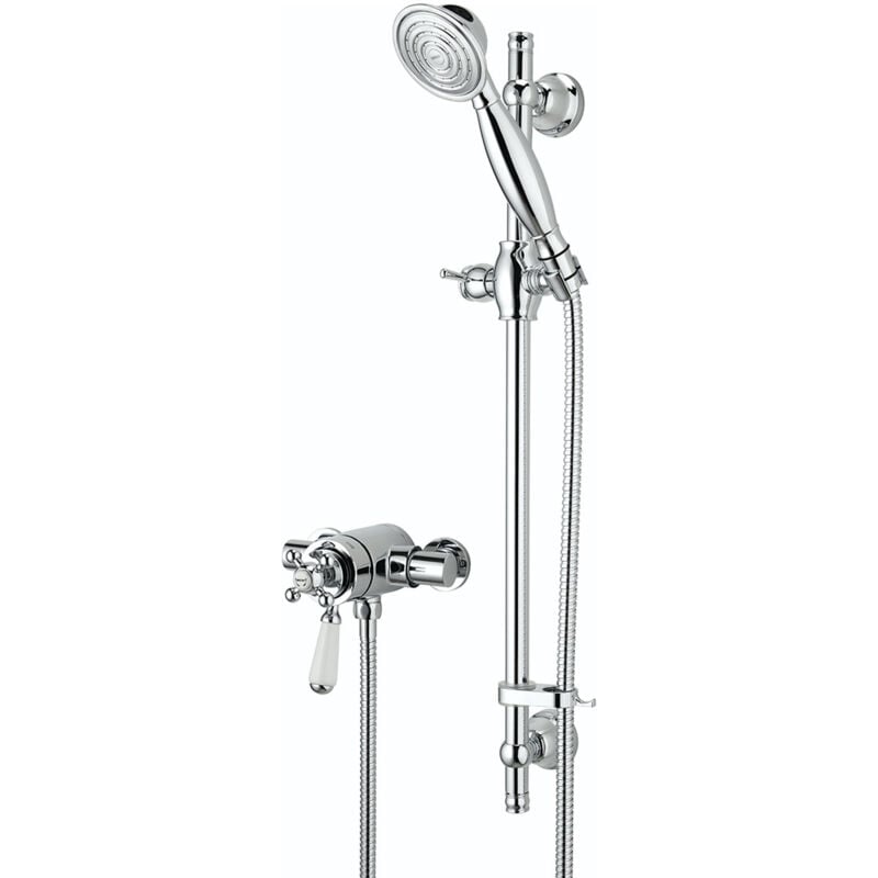 Regency Dual Exposed Mixer Shower with Shower Kit - Bristan