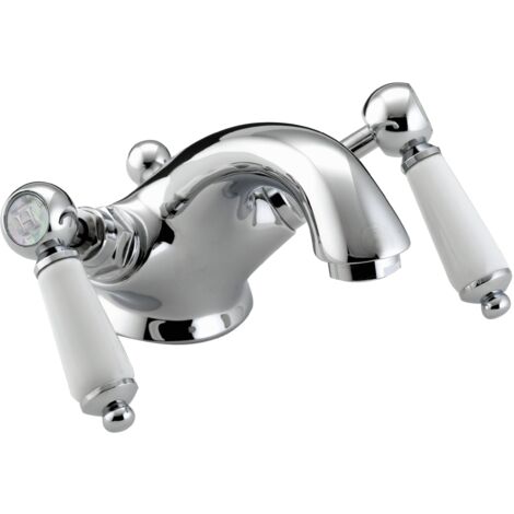 Bristan Renaissance 2 BAS Chrome Mono Basin Mixer Tap + Waste + Fixings Monobloc