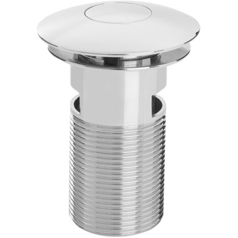 Bristan Round Push Basin Waste Chrome - Slotted