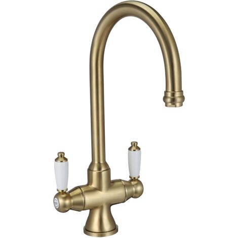 Bristan RS SNK EF BB Reniassance Easyfit Kitchen Sink Mixer Tap Brushed Brass