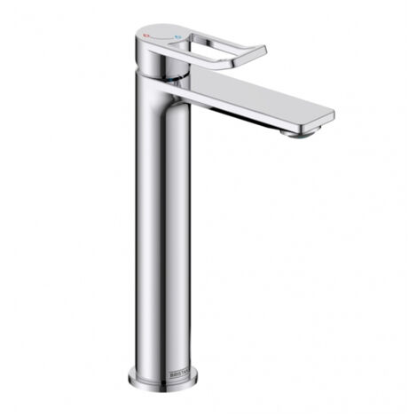 Bristan Saffron Eco start Tall Basin Mixer with Clicker Waste