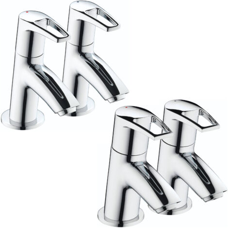 Bristan Smile Basin Taps and Bath Taps - Chrome