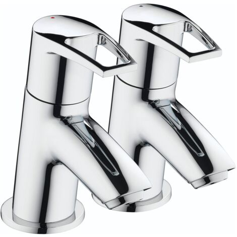 Bristan Smile Bath Taps Pair - Chrome