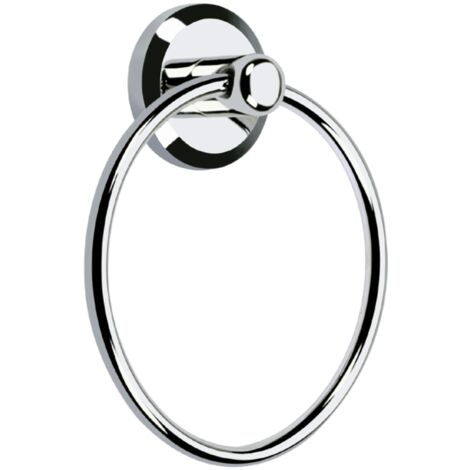 Bristan Solo Chrome Wall Mounted Towel Ring - SO-RING-C