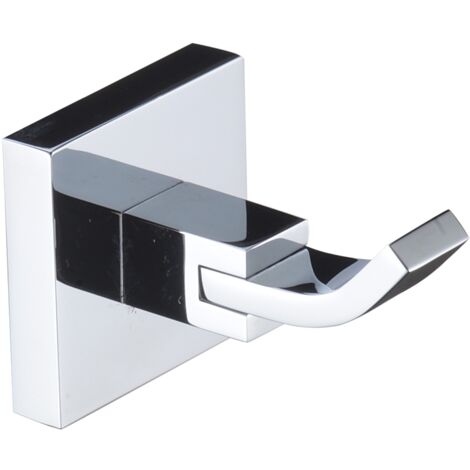 Bristan Square Chrome Wall Mounted Robe Hook - SQ-HOOK-C