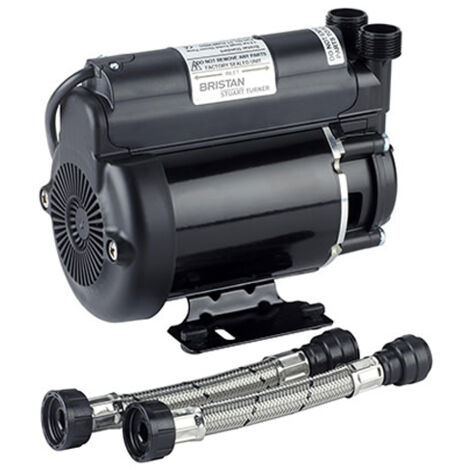 Bristan Stuart Turner Black 2.0 Bar Single Impeller Shower Pump - ST-PUMP20SG