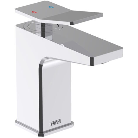 Bristan Tangram 1 Hole Bath Filler Tap Pillar Mounted - Chrome