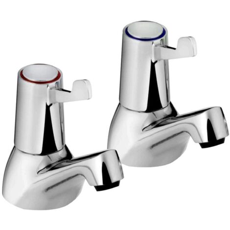 Bristan VAL2 3/4 C CD Lever Bath Taps with Ceramic Disc Valves Chrome