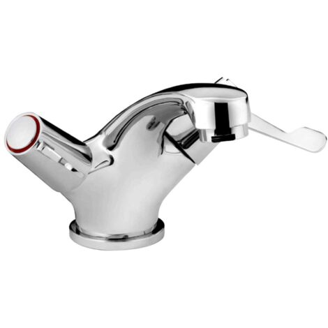 Bristan VAL2 BAS C CD Lever Mono Basin Mixer With Pop Up Waste with Ceramic Disc Valves Chrome