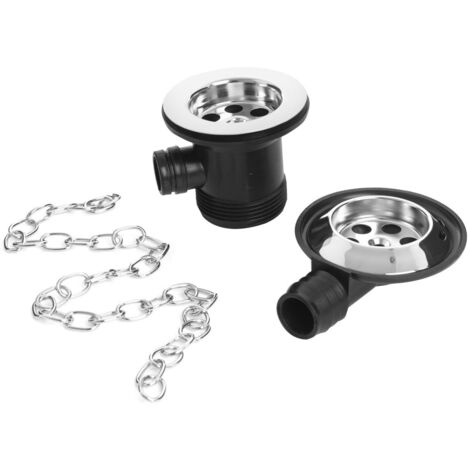 Bristan Value Bath Waste with Plug Chrome - Slotted