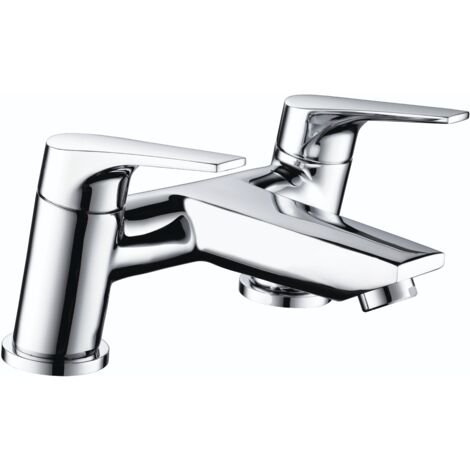 Bristan Vantage Bath Filler Tap Pillar Mounted - Chrome