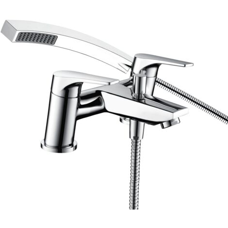 Bristan Vantage Bath Shower Mixer Tap Pillar Mounted - Chrome