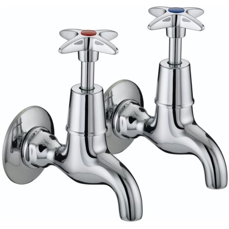 Bristan VAX BIB C X Cross Head Bib Taps Chrome Tap