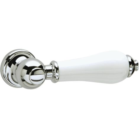 Bristan W CL3 C WHT Cistern Lever 3 Chrome Plated With White Components