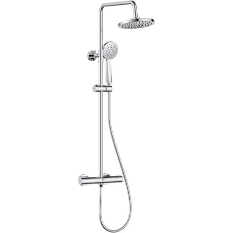 Bristan Zing 2 Rigid Riser Bar Shower Mixer ZI SHXDIVSMFF C Overhead Diveter