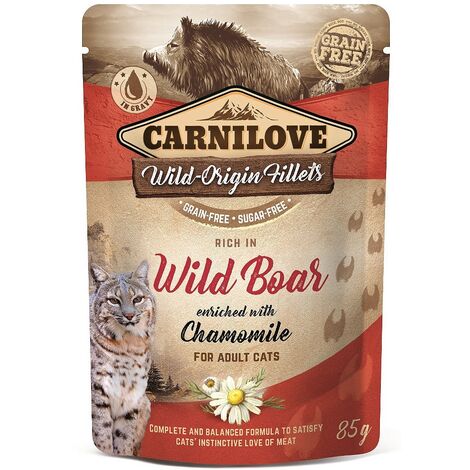 BRIT 8595602538386 NOURRITURE HUMIDE POUR CHATS 85 G CARNILOVE
