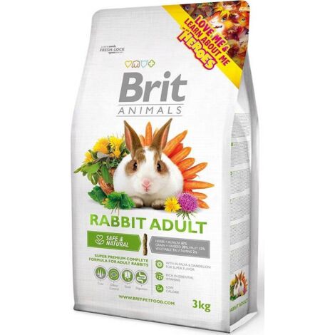 Brit Animals Lapin Adulte Complet 3 kg