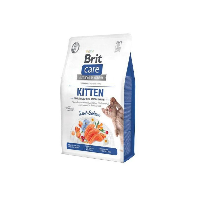 Care Cat Grain-Free Kitten Immunity - nourriture sèche pour chat - 7 kg - Brit