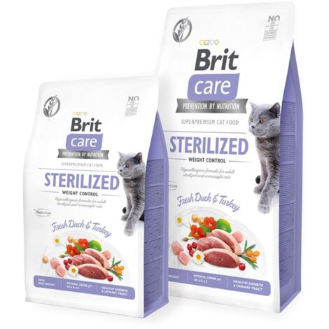 BRIT CARE Cat Grain-Free STERILIZED WEIGHT 7kg