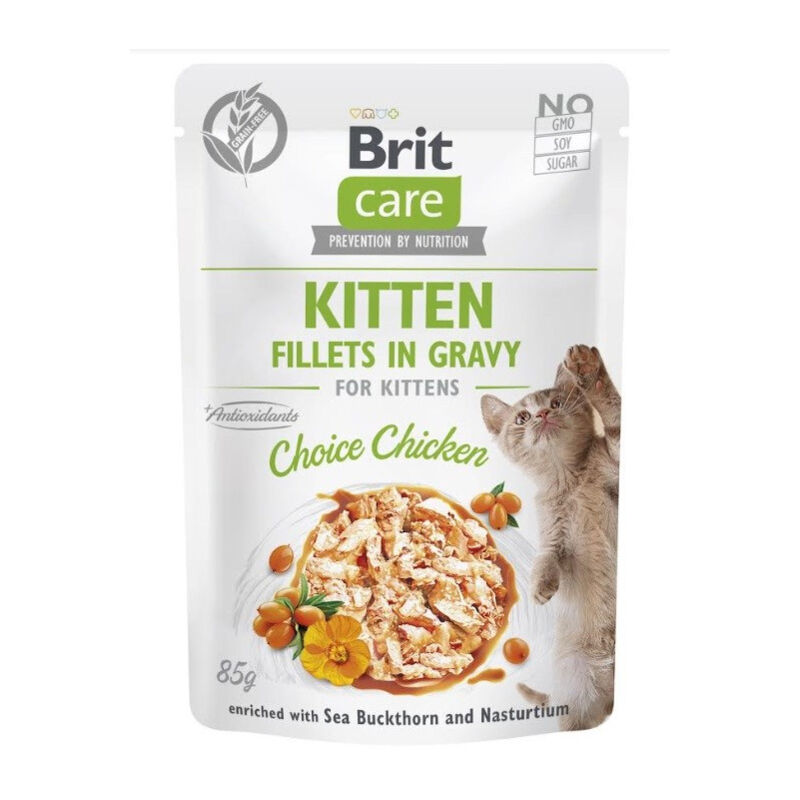 Brit - Nourriture pour Chat Care Cat Kitten Choice Poulet 85 g (8595602565320)