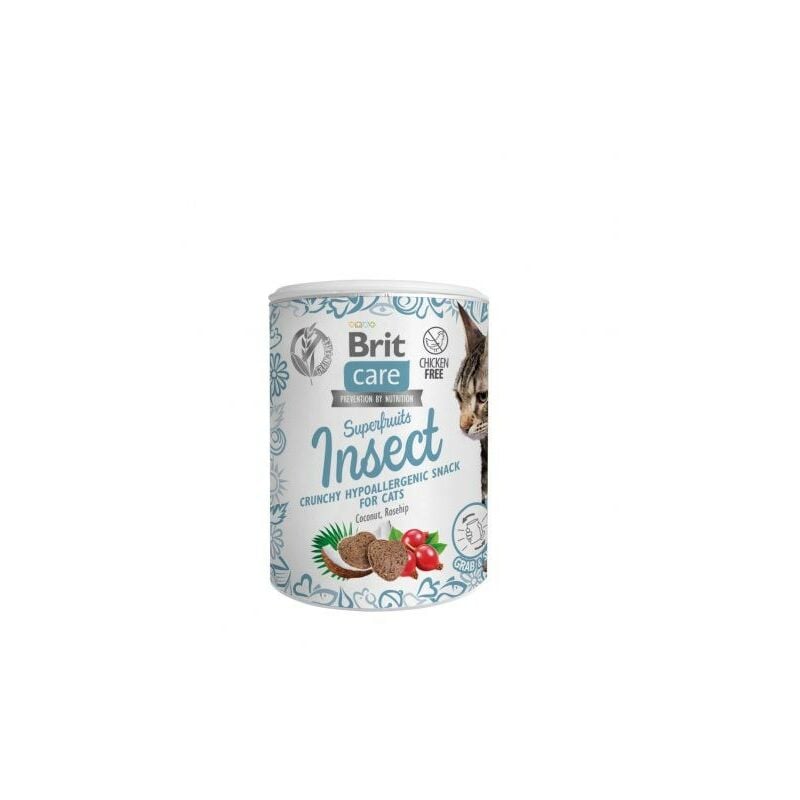 Brita - brit Care Cat Snack Superfruits Insect - collation pour chat - 100 g