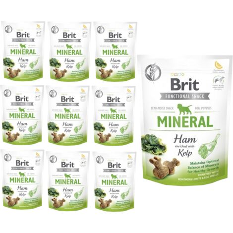 Brit Care Hunde-Funktionssnack MINERAL HAM PUP 10x150g