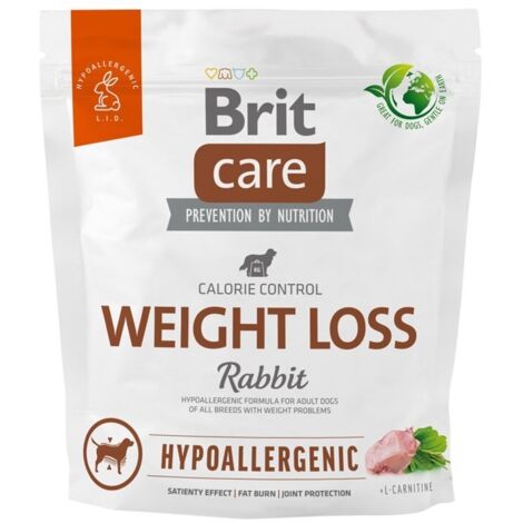 BRIT Care Hypoallergenic Adult Weight Loss Rabbit - nourriture sèche pour chiens - 1 kg
