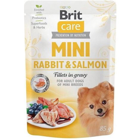 Brit Care Mini Sachet LapinSaumon 85g