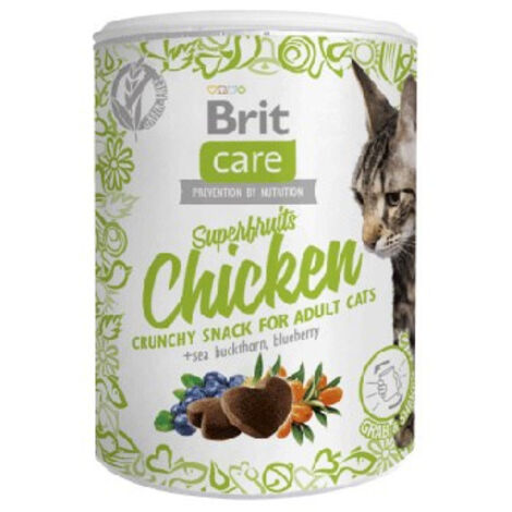BRIT CARE SNACK SUPERFRUITS POULET POULET ARGOUSIER MYRTILLE 100 G VAT005076