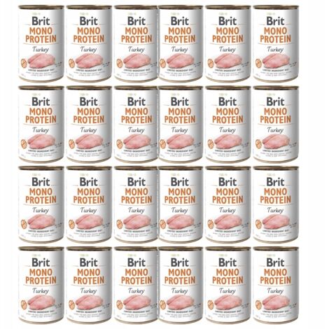 BRIT Mono Protein TURKEY tacchino 24x400g