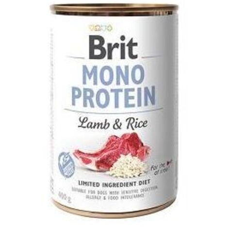 BRIT MONO-PROTÉINE : AGNEAU ET RIZ 400 G (NP)