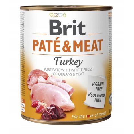 BRIT NOURRITURE HUMIDE POULET DINDE 800 G S9111149